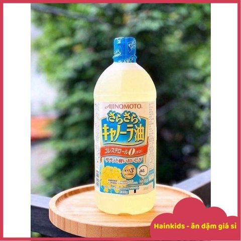 Dầu Hạt Cải Ajinomoto 1 Lít, Chính Hãng Nhật - Date 6.2025