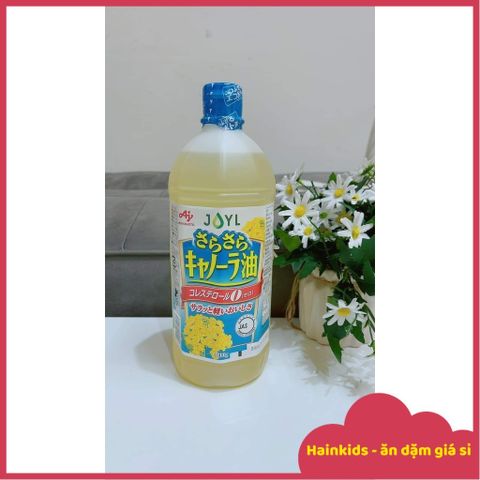 Dầu Hạt Cải Ajinomoto 1 Lít, Chính Hãng Nhật - Date 6.2025