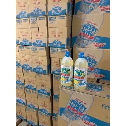 Dầu Hạt Cải Ajinomoto 1 Lít, Chính Hãng Nhật - Date 6.2025