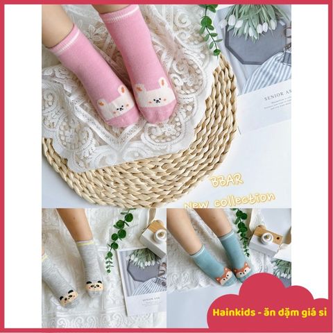 Tất Vớ Cao Cổ Chống Trơn Trượt Cho Bé - Tất Tập Đi Cho Trẻ Sơ Sinh, Đồ Chơi Nhà Banh, Kích Thước S và M