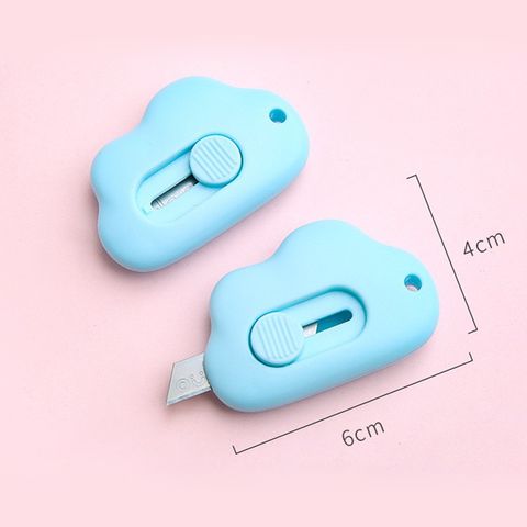 Dao Rọc Giấy Bỏ Túi Mini Thiết Kế Hình Đám Mây Xinh Xắn - Thích Hợp Khui Kiểm Hàng, Làm Móc khóa Tiện Lợi