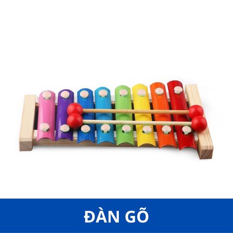 Bộ Đồ Chơi Gỗ Montessori 6 Món – Đàn, Tháp Chồng, Sâu Gỗ, Luồn Hạt, Đồng Hồ Gỗ Giúp Bé Phát Triển Giác Quan Và Kỹ Năng Tư Duy
