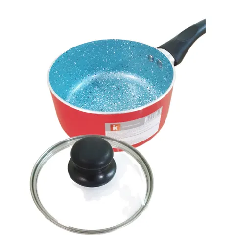 Quánh bột cháo Ikonic Mỹ - Nồi nấu cháo cho bé, có nắp thủy tinh chịu lực, an toàn, đường kính 14cm, nhiều màu sắc tươi sáng, tiện dụng cho ăn dặm.