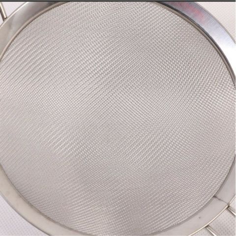 Rây Inox 304 Tay Cầm Xanh - Rây Lọc Siêu Mịn An Toàn Cho Sức Khỏe Bà Nội Trợ, Tiện Lợi Sử Dụng Trong Nhà Bếp