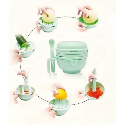 Bộ Chế Biến ADKN Cho Bé - 9 Chi Tiết - Chất Dày Dặn