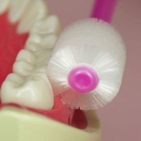 Bàn Chải Đánh Răng 360 độ Higuchi Lông Tơ Cho Bé Từ 6 Tháng - Hàng Nội địa Nhật