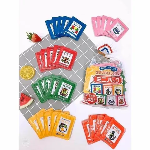  Gia vị rắc cơm Tanaka Nhật Bản cho bé (30 gói nhỏ 6 vị)