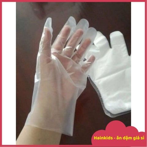Bao Tay Nilon Siêu Dai - 1 Xấp 100 Gram, 23 Đôi Tái Sử Dụng Thực Phẩm, Bảo Vệ Tay Khi Nấu Nướng, Rửa Chén, Ăn Hải Sản