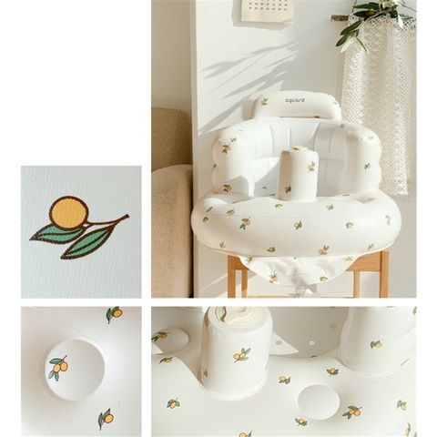 Ghế Hơi Tập Ngồi Cho Bé - Ghế Phao Cao Cấp An Toàn, Phong Cách Hàn Quốc, Dành Cho Trẻ Từ 6 Tháng Tuổi, Chụp Ảnh Xinh Xắn