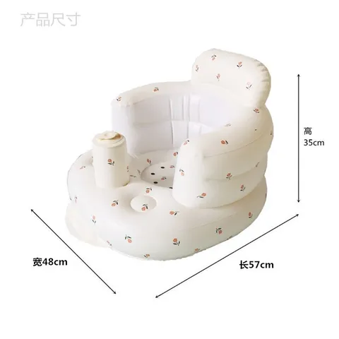 Ghế Hơi Tập Ngồi Cho Bé - Ghế Phao Cao Cấp An Toàn, Phong Cách Hàn Quốc, Dành Cho Trẻ Từ 6 Tháng Tuổi, Chụp Ảnh Xinh Xắn