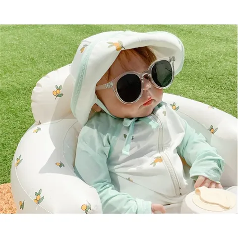 Ghế Hơi Tập Ngồi Cho Bé - Ghế Phao Cao Cấp An Toàn, Phong Cách Hàn Quốc, Dành Cho Trẻ Từ 6 Tháng Tuổi, Chụp Ảnh Xinh Xắn