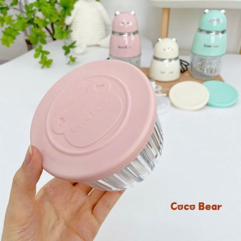 Máy Xay Ăn Dặm Cocobear 8 Lưỡi Dao Thép Không Gỉ và Cối Thủy Tinh - Dung Tích 300ml, An Toàn Cho Bé Yêu