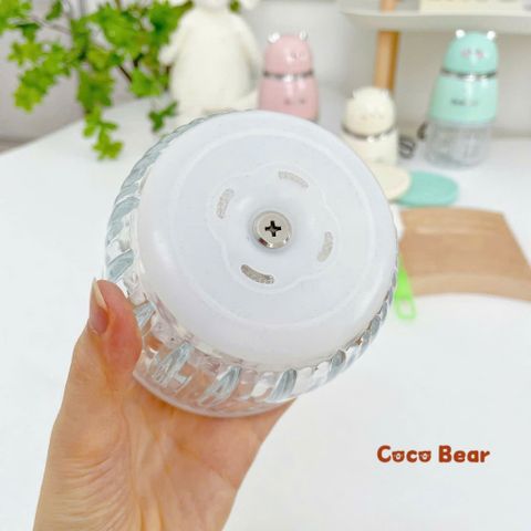 Máy Xay Ăn Dặm Cocobear 8 Lưỡi Dao Thép Không Gỉ và Cối Thủy Tinh - Dung Tích 300ml, An Toàn Cho Bé Yêu
