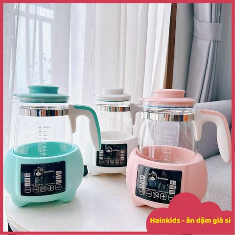 Bình Đun Nước Pha Sữa Giữ Nhiệt Coco Bear/Misuta - Thiết Bị Tiện Lợi, Chế Độ Khử Clo, Đun Nước Siêu Nhanh, An Toàn Cho Bé
