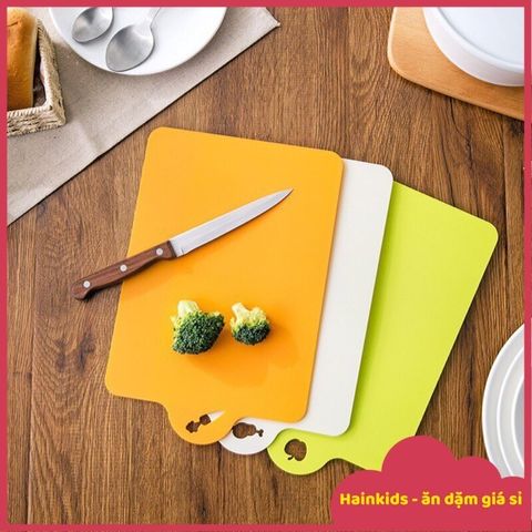 Set 4 Thớt Dẻo Cao Cấp Inomata Nhật Bản - Dùng Chế Biến Đồ Ăn Dặm Cho Bé