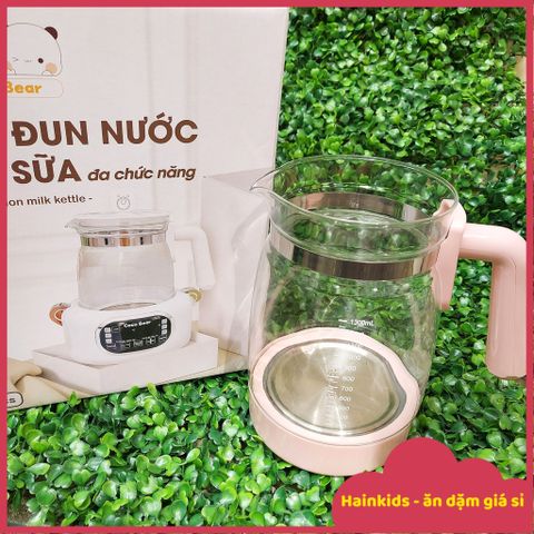 Phụ Kiện Bình Đun Thủy Tinh Thay Thế Coco Bear Bản Cao Cấp Dùng Cho đế Cocobear Có LED, Điều Khiển Từ Xa, Ấm Đun