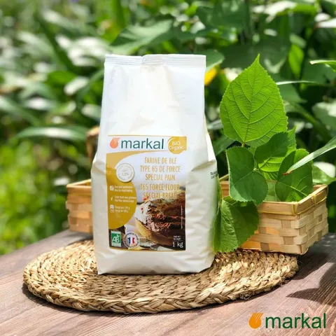 1 KG BỘT MÌ HỮU CƠ MARKAL T55/T65/T150 - DATE 1.2024 - CHUYÊN LÀM MÓN ĂN DẶM CHO BÉ