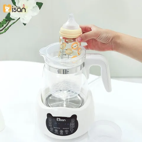 Bình Đun Nước Pha Sữa MISAN Đa Chức Năng 1300ml - Điều Chỉnh Nhiệt Độ, Giữ Ấm, Hâm Sữa An Toàn, Tiệt Trùng, Tiện Lợi Cho Mẹ Bỉm Sữa