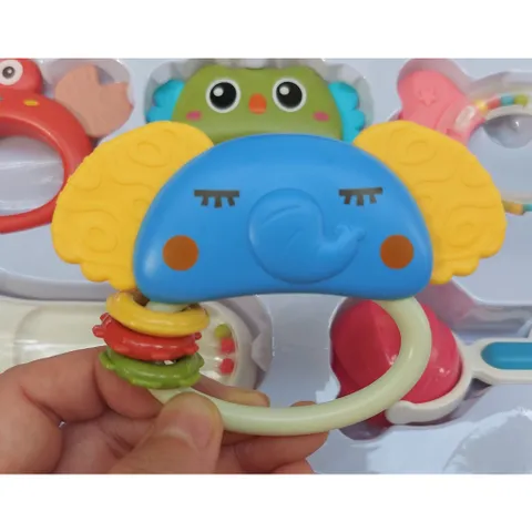 Bộ Đồ chơi Ngậm Nướu, Lục Lạc Cao CấpRattle Baby 8 món UM-1051/UM-10114 cho bé hàng chính hãng