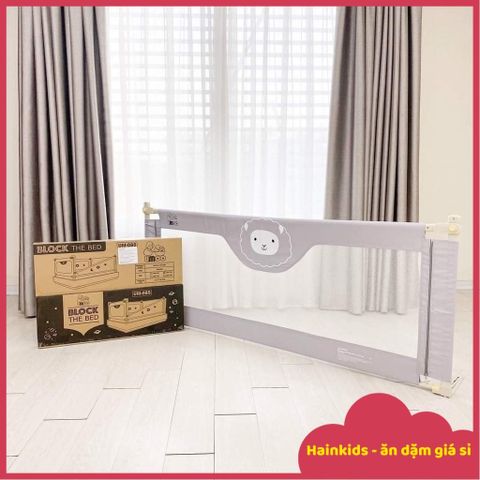 Thanh Chắn Giường Hàn Quốc UMOO UM-088 - An Toàn Cho Trẻ Nhỏ, Thiết Kế Hiện Đại, Điều Chỉnh Cao, Chống Va Đập, Tích Hợp Túi Đựng