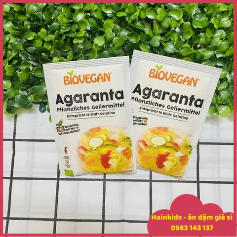 Gelatine Hữu Cơ SOBO, BIOVEGAN Thuần Chay - Làm Bánh Chế Biến Các Món ăn Cho Bé, Date 9.2024