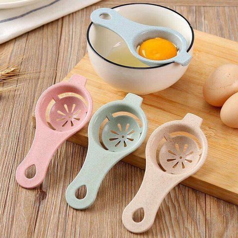 Dụng Cụ Tách Lòng Trứng Tiện Dụng Bằng Nhựa Lúa Mạch - Máy Tách Lòng Đỏ Lòng Trắng Dễ Dàng Cho Nhà Bếp
