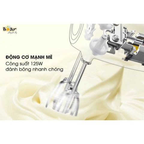Máy đánh trứng cầm tay Bear DDQ-B02P5 tiện lợi và đảm bảo an toàn tuyệt đối