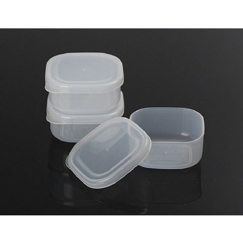 Set 3 hộp nhựa nắp dẻo, kháng khuẩn Ag+ 120ml Nakaya