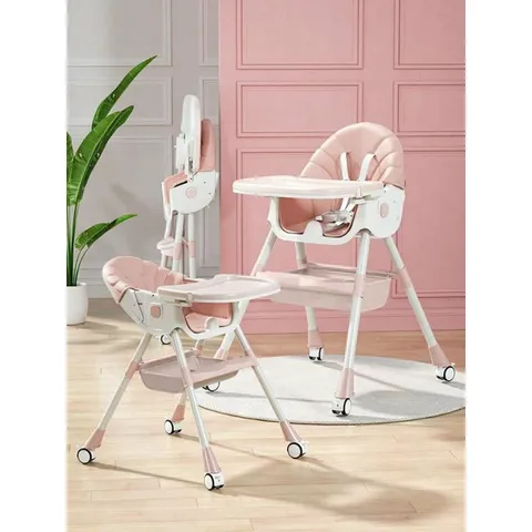 Ghế Ăn Dặm Umoo Ngả Lưng, Có Bánh Xe, Gấp Gọn Cao Cấp Cho Bé, Ghế Ăn Dặm Umoo UM-05145 Chính Hãng