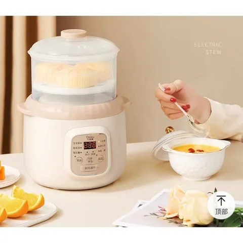 (Tặng thố thủy tinh) Nồi nấu cháo chậm Lotor 1 lít