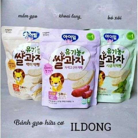 Bánh ăn dặm Ildong Hàn Quốc Chính Hãng - Vị thơm ngon, mềm - Date 2022