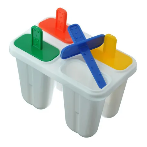 [Nội Địa Nhật] Khuôn Làm Kem 4 que - Nhập Khẩu trực tiếp từ Nhật Bản, nhựa An Toàn 100% cho Bé 