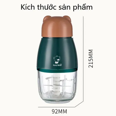 Máy Xay Mini Cầm Tay Topwow 300Ml Chuyên Dùng Xay Đồ Ăn Dặm Cho Bé