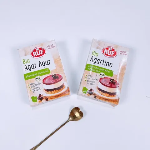 Bột Agar Rau Câu Hữu Cơ RUF bio Đức - Bột Làm Thạch Rau Câu Cho Bé - Date 2023
