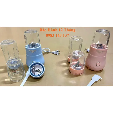 Máy Xay Topwow 3 Cối Cao Cấp, Chuyên Chế Biến Đồ Ăn Dặm Cho Bé - Bảo Hành 12 Tháng