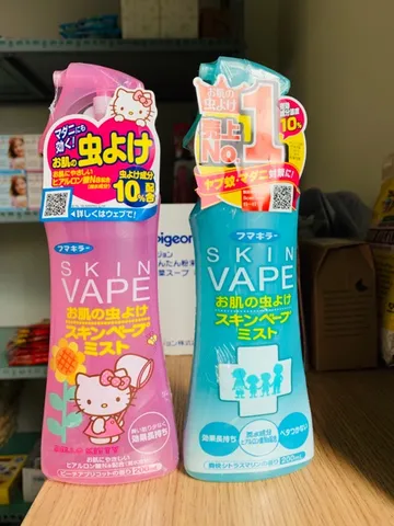 Xịt Chống Muỗi SkinVape Nội Địa Nhật - Phòng Chống Muỗi Đốt Cho Bé Skin Vape - Date 2023