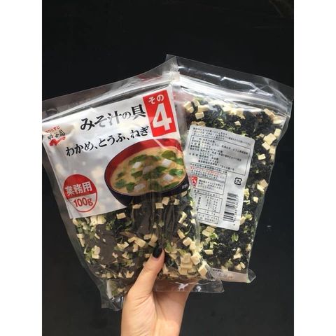 Canh Miso Rong Biển đậu Hũ Sấy Khô 100g Nhật Bản - Date 2023