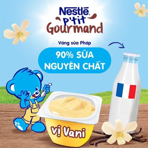 Váng Sữa Nestle Pháp Cho Bé 6M Vỉ 6 Hộp 60 Gr Cho Bé Ăn Dặm - Date 2023
