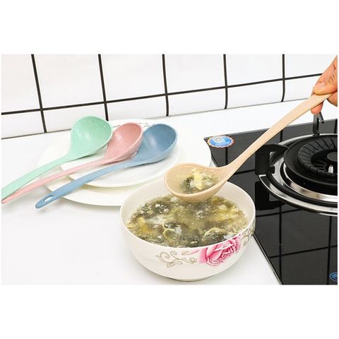 [Chọn Màu] Vá Múc Canh/ Soup Chất Liệu Nhựa Lúa Mạch Chịu Nhiệt