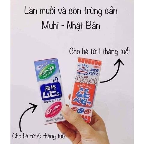 Lăn Bôi Muỗi Đốt, Côn Trùng Cắn Muhi - Dùng Được Cho Trẻ Sơ Sinh/ Trẻ Nhỏ