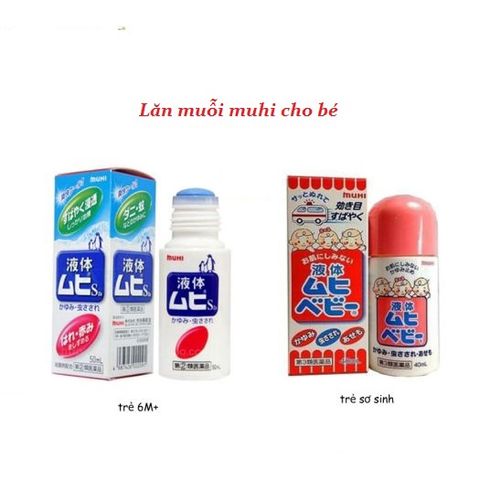 Lăn Bôi Muỗi Đốt, Côn Trùng Cắn Muhi - Dùng Được Cho Trẻ Sơ Sinh/ Trẻ Nhỏ