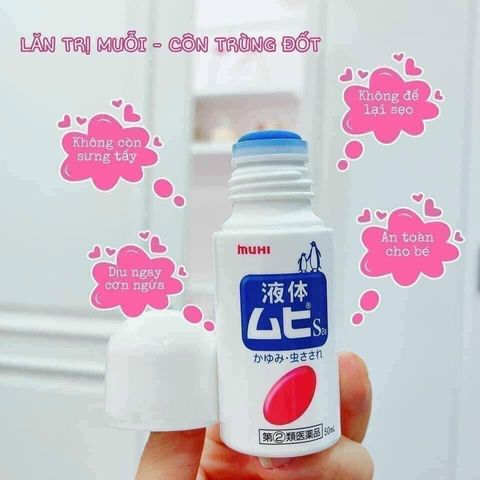 Lăn Bôi Muỗi Đốt, Côn Trùng Cắn Muhi - Dùng Được Cho Trẻ Sơ Sinh/ Trẻ Nhỏ