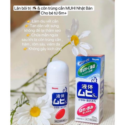 Lăn Bôi Muỗi Đốt, Côn Trùng Cắn Muhi - Dùng Được Cho Trẻ Sơ Sinh/ Trẻ Nhỏ