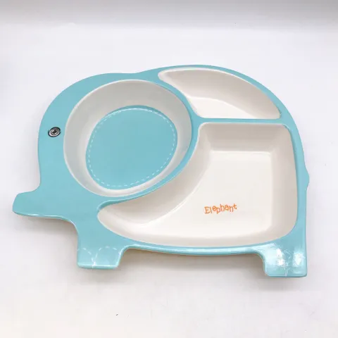 Khay Ăn Dặm Cho Bé, Khay Chia Ngăn, Hình Dáng Sáng Tạo Cho Trẻ Em - Giúp Chia Khẩu Phần, Bày Trí Món Ăn Đẹp Mắt