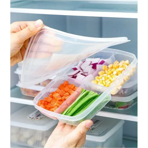 Hộp chia ngăn Nayaka 710ml nắp dẻo - Hàng Nhật