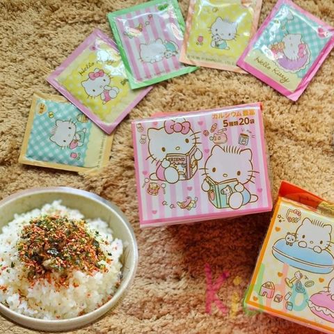 Gia Vị Rắc Cơm Kitty Nhật Bản Cho Bé Ăn Dặm Bổ Sung Dinh Dưỡng Vitamin Canxi DHA Dùng Để Rắc Cháo Trộn Cơm Date 6/2022