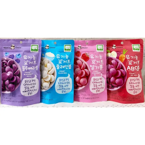 Sữa Chua Khô Mom's Choice Hàn Quốc Cho Bé Ăn Dặm - Date 2023