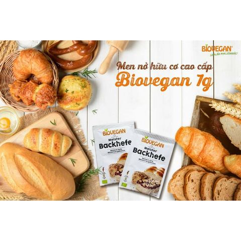 Men nở Hữu cơ Biovegan gói 7Gr- Date 2022