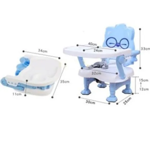 Ghế Ăn Dặm Chuột HAMTER , Ghế Ăn Dặm Gấp Gọn, Điều Chỉnh Độ Cao và Độ Rộng Lòng Ghế ( Hàng full hộp loại 1 chuẩn ) .