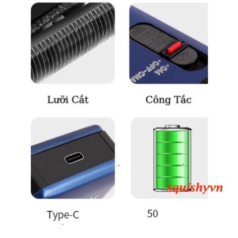 Máy Cạo Râu Yandou SC-312 Thế Hệ Mới - Pin Sạc USB, Lưỡi Ngang Chăm Sóc Da Nhạy Cảm, Quà Tặng Phái Mạnh 2024